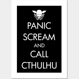 Panic Scream Call Cthulhu Posters and Art